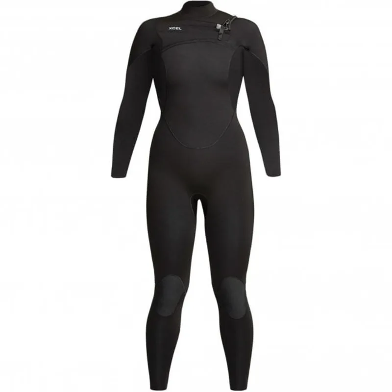 Xcel Women's Comp 3/2mm Chest Zip Wetsuit Black